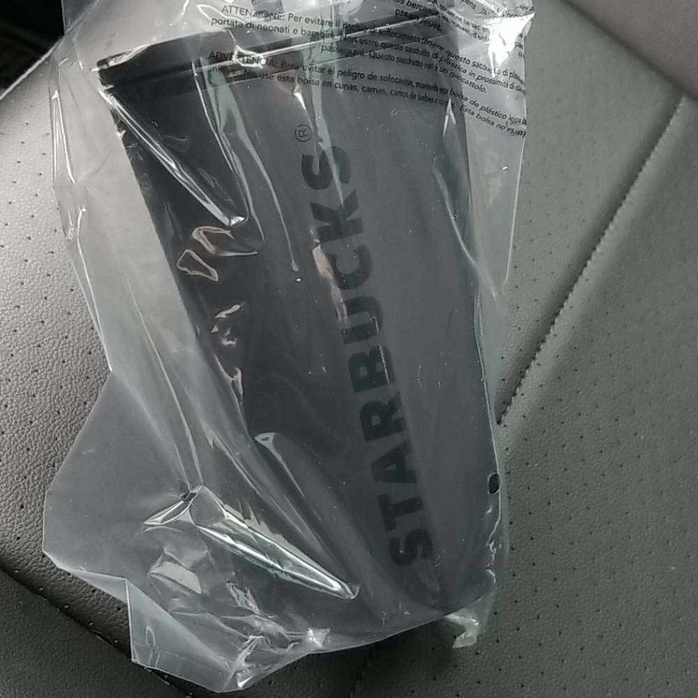 Starbucks Matte Black Tumbler